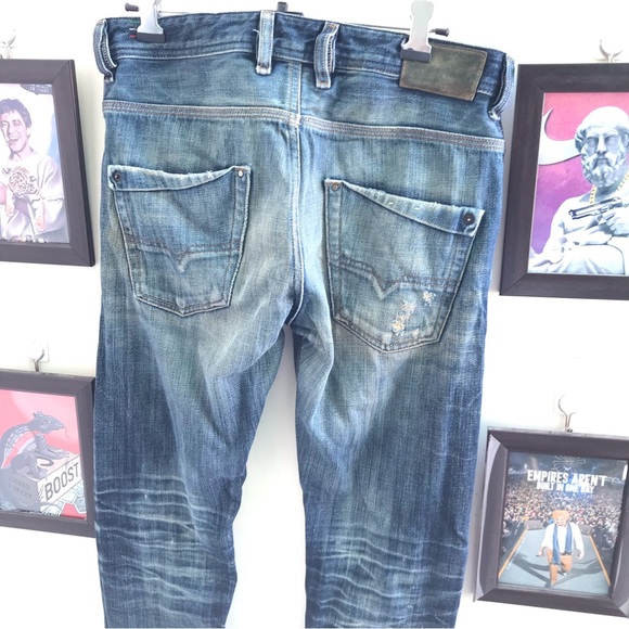 Authentic Diesel ripped denim (32-34) - Picture 10 of 10